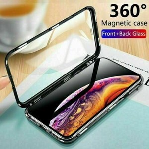 360 Protective Magnetic Shockproof Phone Case Cover for iPhone 7 8 Plus X XS MAX