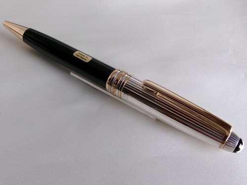Montblanc Solitaire Doue 1641 Ballpoint Pen Sterling Silver 925 Cap - Picture 2 of 9