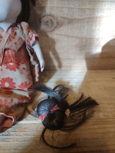 Vintage Japanese Doll, Porcelain Paper, - Picture 5 of 10