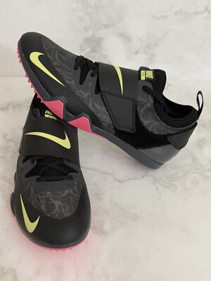 Nike Zoom Pole Vault Elite 3 Track Shoes Black Pink AA1204-004 Men\'s Size 10 Nike Zoom Pole Vault Elite 3 Track Shoes Black Pink AA1204  main image 2