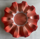 Panama Jack Home Melamine Taco Tray Platter Lazy Susan 10 Serving Orange Red