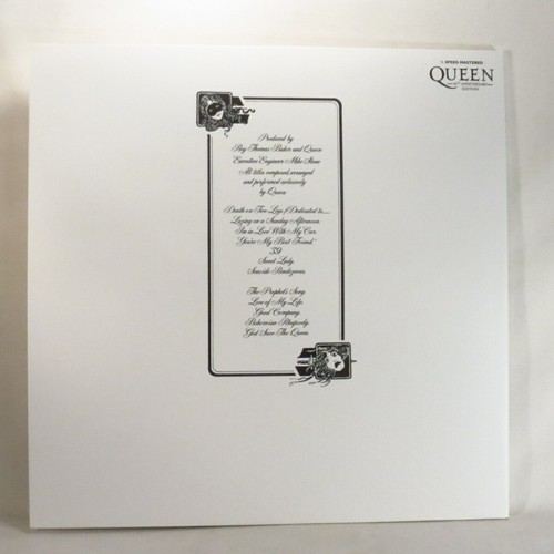 QUEEN - Night At The Opera 2005 UK 30th Ann. 1/2 Speed ReM LP NM envelope - Picture 4 of 7