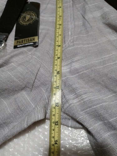 NWT Partisan Boy's zipper/button front Belted Black/White Shorts size 18 - Picture 10 of 10