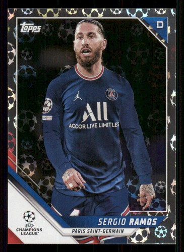 2021-22 Topps UEFA Champions League Starball Foil #36 Sergio Ramos - Picture 1 of 2