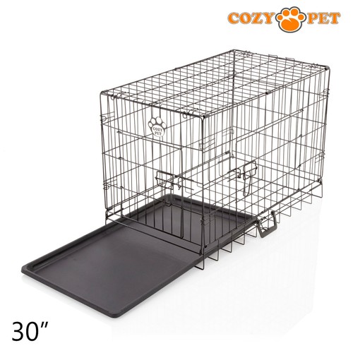Dog Cage by Cozy Pet Puppy Crates 5 Sizes S M L XL XXL Cat Carrier Transport New - Picture 47 of 132