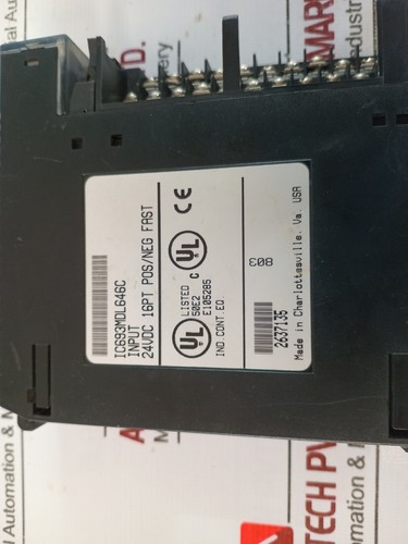 GE FANUC IC693MDL646C 16 Point Logic Negative/Positive Input Module 24VDC - Picture 5 of 7