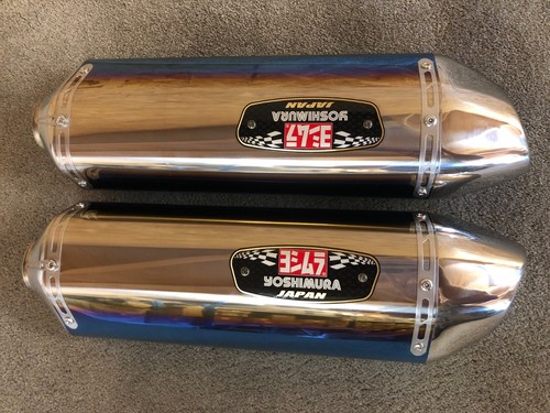 Yoshimura Japan R-77J Titanium Blue exhausts Auspuffe GSX1300R Hayabusa 08-17 - Bild 8 von 24