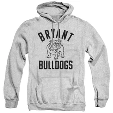 Bryant University Adult Pullover Hoodie One Color Logo, Athletic Heather, S-3XL