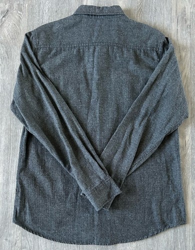 Ocean Current Shirt Adult Medium Gray Button Up Long Sleeve Casual Mens - Picture 6 of 6