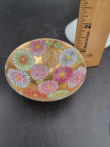 Porcelain Butter Pats Tea Bag Rest Pin Holder Miniture Dish Plate - Picture 5 of 6