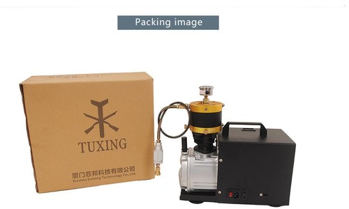 Compresor de parada automática de aire 4500 psi PCP alta presión 300 bar 110 V - Imagen 8 de 11
