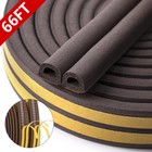 66 Feet Self Adhesive Door Seal Strip Window Stripping Weather Strips House Roll