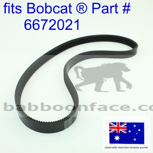 fits Bobcat Main Hydraulic Pump EPDM Drive Belt 6672021 430 435 751 753 763 773 - Picture 9 of 11