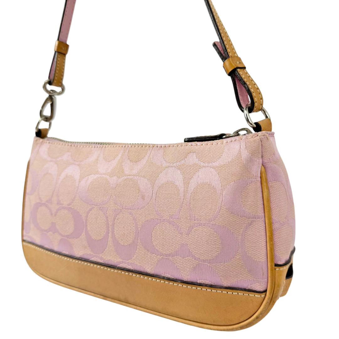 バッグ Rare COACH accessory pouch Pink 6094 Coach Pink Accessory Pouch 6094 Rare Women's/Unisex Used | eBay