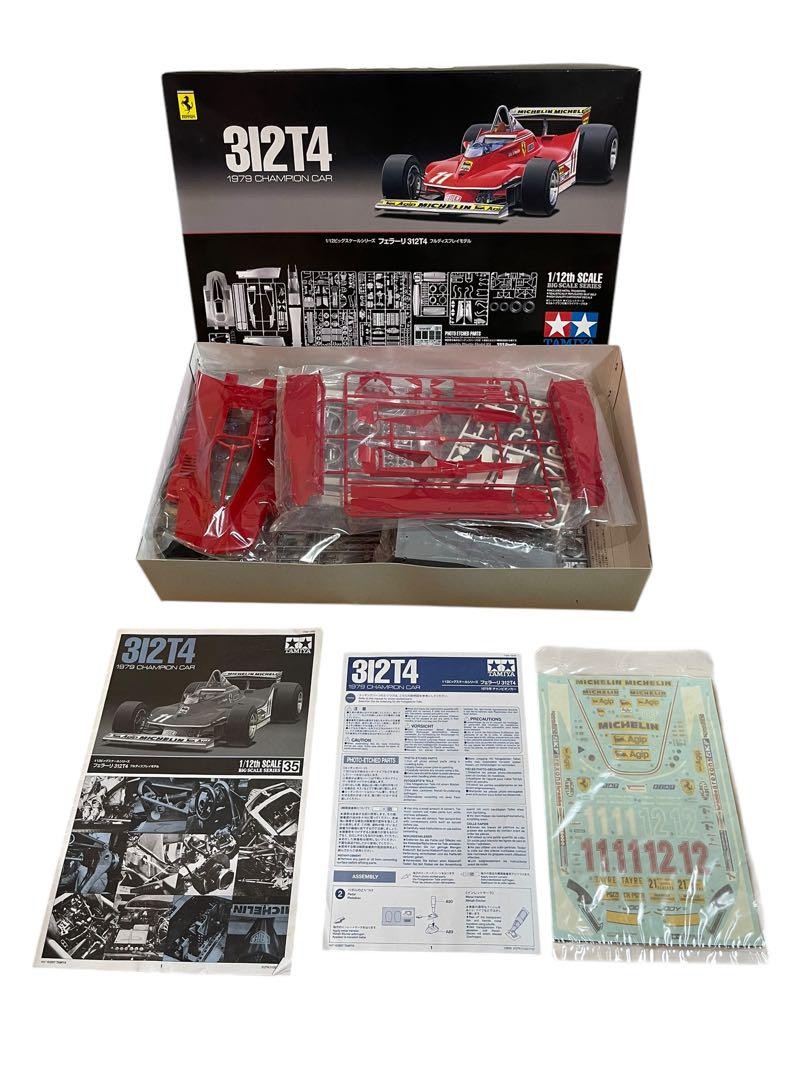 驚きの価格 1/12 Tamiya Ferrari with Unassembled Car Champion 1979 312T4 自動車