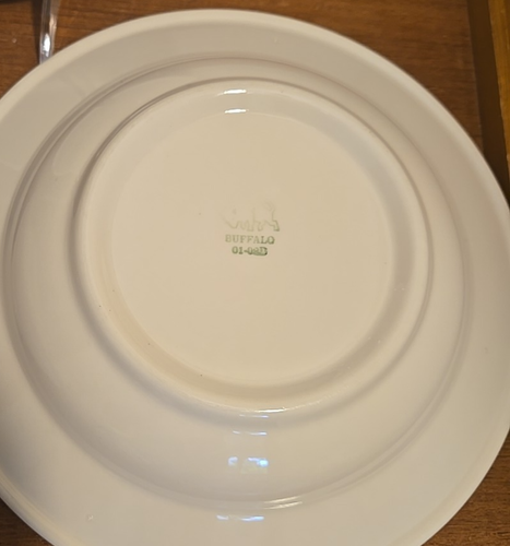 3 Buffalo China 01-02D US Navy Fouled Anchor Soup Bowls 8 7/8" EUC - Picture 10 of 17