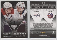 2013-14 Titanium Game-Worn Gear Combo Materials /100 Alex Ovechkin John Tavares