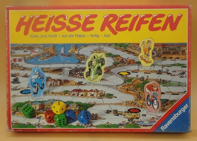 Brettspiel  Heisse Reifen - Ravensburger 1988 ,  Würfelspiel Rarität - Bild 1 von 4