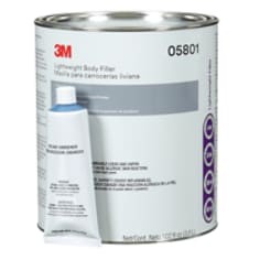 3M Lightweight Body Filler, 05801, 1 gal , White - Picture 2 of 2