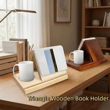 2 in 1 Book Stand Reading Desk Holder Tilt Holder Bookstand With Cup Holder