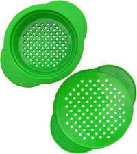 2 Pack - Can, Tuna, Colander Strainer, Food Grade Plastic, Bpa-Free, Unibody Des