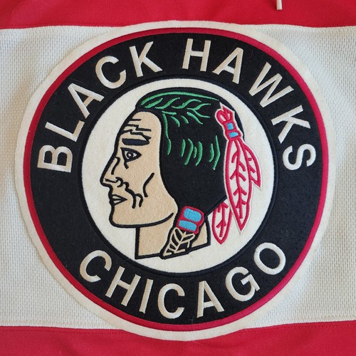 Chicago Blackhawks Patrick Kane 2009 Winter Classic Alt Jersey Reebok Medium - Bild 4 von 9
