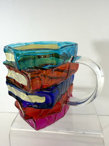 Colorful 3D Painted Unique Book Stacks Novelty Coffee Mug 11oz - Picture 9 of 10