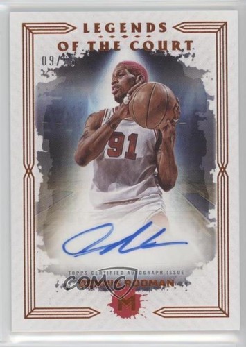 2023 Motif Legends of the Court Signatures Cadmium Orange /25 Dennis Rodman Auto - Picture 1 of 3