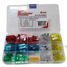 100-Piece Car Fuse Assortment Kit With Fuse Puller Is- Pipeman