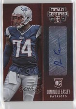 2014 Panini Totally Certified /50 Dominique Easley #133 Auto RC