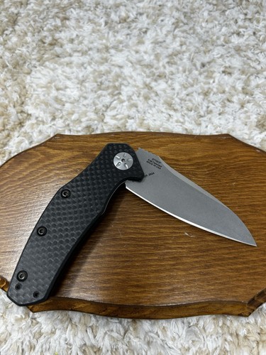 Zero Tolerance ZT 0770CF Klappmesser Kohlefaser Elmax hergestellt in den USA Öffnungshilfe
