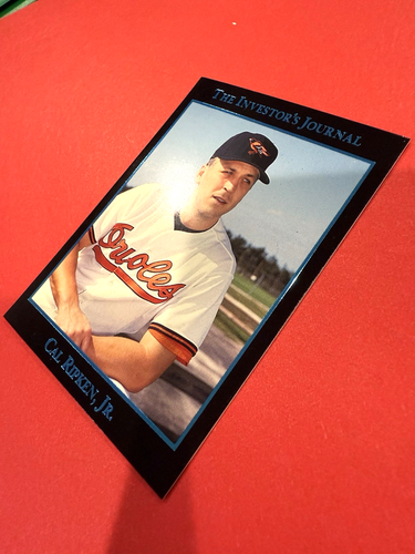 Cal Ripken Jr. 1993 Investor's Journal #6 **BLUE BORDER **Super Rare ~Orioles - Picture 4 of 9