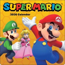 Harry Abrams Super Mario 12x12 2026 Wall Calendar w