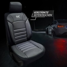 Sitzbezug fürs Auto passend BMW 3er in Schwarz Weiß Royal