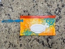 Huggies Clutch N Clean Refillable Pouch Baby Wipes Travel Container Dispenser