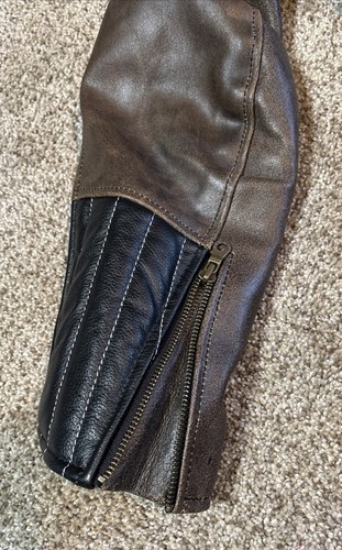 Harley Davidson Women's Gallun Triple Vent Brown Leather Jacket Size XXL - Picture 18 of 22