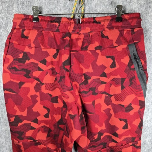 NIKE Sportswear Tech Fleece ROT TARNFARBENE JOGGINGHOSE Herren Größe LARGE Jogginghose gebraucht, in einwandfreiem Zustand - Bild 13 von 16