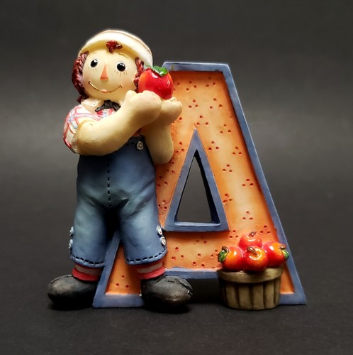 Enesco RAGGEDY ANN und ANDY Alphabet Buchstaben VOLLSTÄNDIGER SATZ 26
