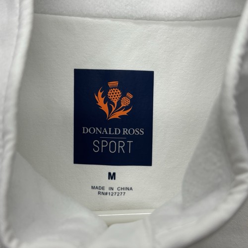 Donald Ross Sport Mens Tristan Golf Vest Medium White Sleepy Hollow Athleisure - Picture 2 of 12