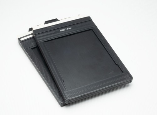 2 SET 4X5" FIDELITY ELITE & DELUXE GESCHNITTEN BLATT FILMHALTER GROSSFORMAT mit DIAS