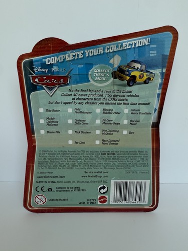 Disney Cars Final Lap Collection #147 Bert 1:55 auto pressofusa nuova con scatola - Foto 4 di 5