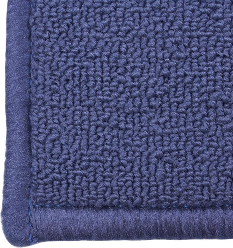 Ritz Solid Accent Rug: 18" x 30" Stain Resistant 18-Inch by 30-Inch, Blue - Picture 2 of 6