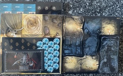 Massive Darkness   Massive Darkness 2 - Hellscape, Game Tiles Tokens French Text
