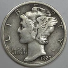 1920-P Mercury Dime (Lot#1)