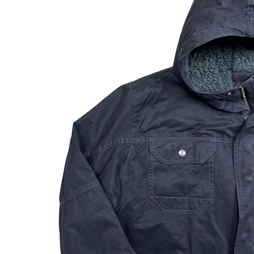 Kuhl Men's Kollusion Projekt Jacket Sherpa Lined Black FZ Snap Hooded Size XL - Picture 2 of 12