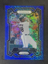 2024 Panini Prizm Blue Shimmer #28 Torii Hunter 11 /15 Minnesota JP