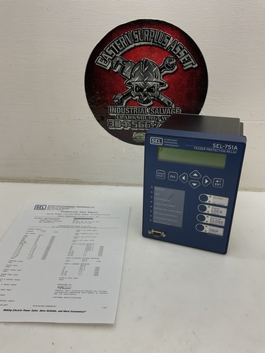 SEL Schweitzer SEL-751A Feeder Protection Relay 751A61ABA1A72850200 Rebuilt - Picture 1 of 6