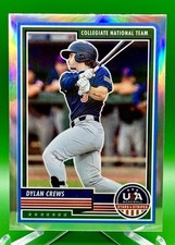2023 Panini USA Baseball Stars & Stripes Silver Prizm Dylan Crews #64 Rookie RC