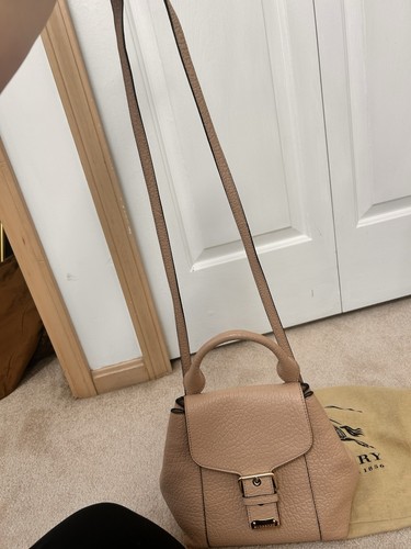 BURBERRY BELMONT Grain Leather Crossbody Backpack Convertible Pink - Bild 7 von 13