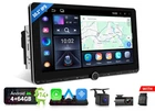 CAM+DVR+OBD+Double 2Din 10" Android 14 Car Radio In Dash Stereo GPS Wifi CarPlay
